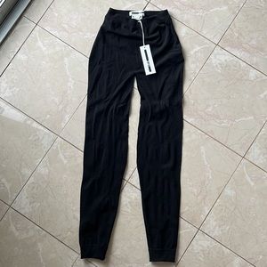 NWT Alexander McQueen MCQ leggings tights cutouts